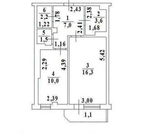 Продаж Квартира 1-кімнатна, 7/17 поверх на Солнечная улица, 4 Одесса