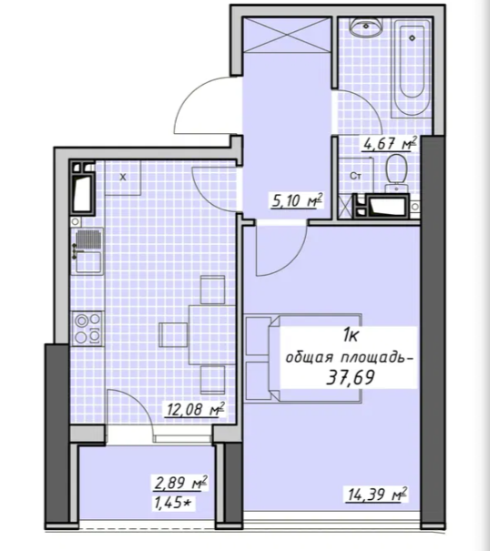 В продаже 1 квартира в сданной секции ЖК Атмосфера , Аркадия. Odessa - photo 18
