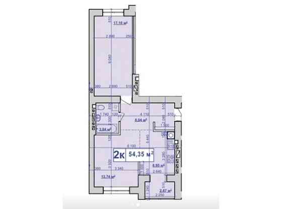 Продаж Квартира 2-кімнатна, 9/10 поверх на Чорновола, 155 Ivano-Frankivs'k
