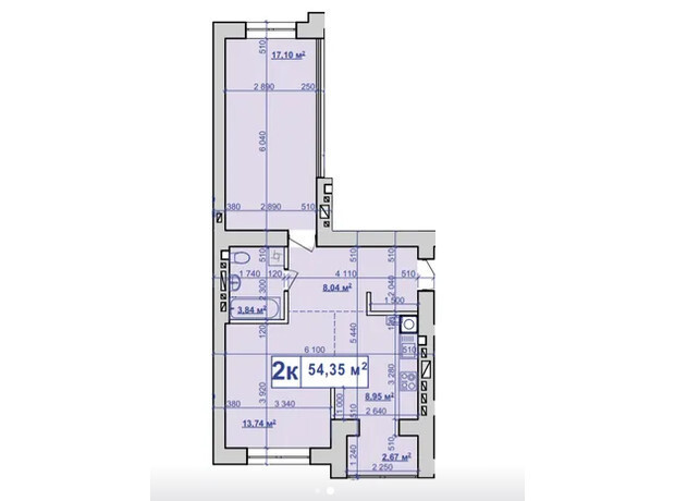 Продаж Квартира 2-кімнатна, 9/10 поверх на Чорновола, 155 Ivano-Frankivs'k - photo 6