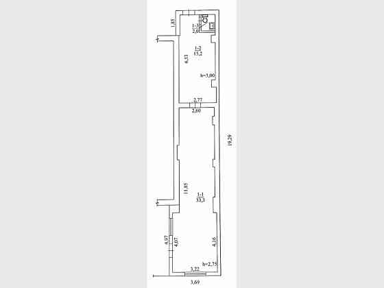 Продаж офісне приміщення на вул. Благовісна, 148 поверх - 1/3 Черкаси