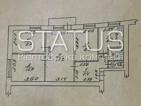 Продаж 3к Квартира 65 кв.м Європейська вулиця 128/1 Полтава - фото 10