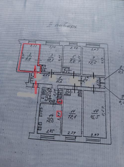Комната 10 м², Черемушки — рядом парк Горького Одеса - фото 10