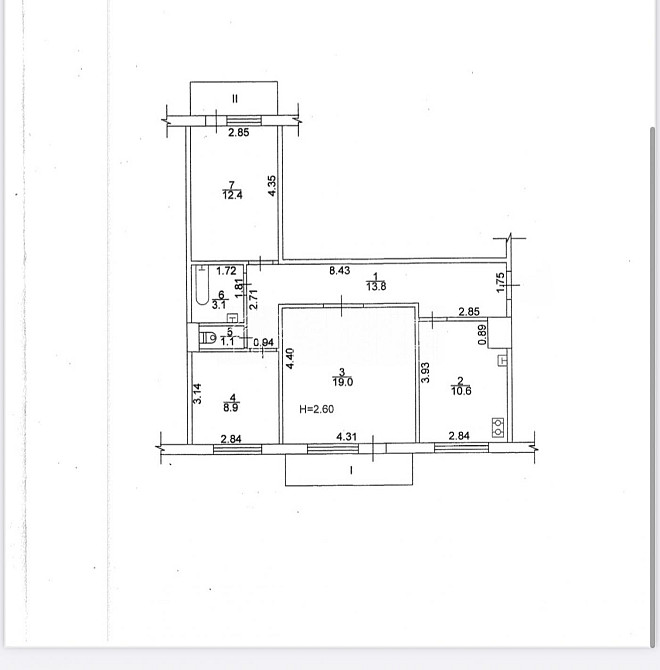 Продаж Квартира 3-кімнатна, 6/9 поверх на вул. Астрономічна Харьков - изображение 5