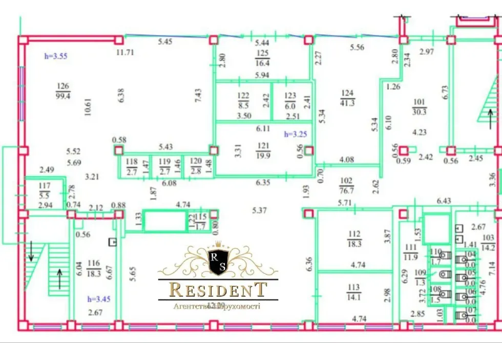 Продаж Офісні приміщення площа 485 кв.м   Дніпро - фото 6