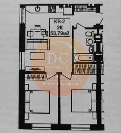 Продаж Квартира 1-кімнатна, 2/12 поверх на Янтарна вул., 75 Dnipro