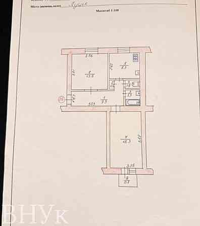 Продаж Квартира 2-кімнатна, 2/4 поверх на Волі Луцьк