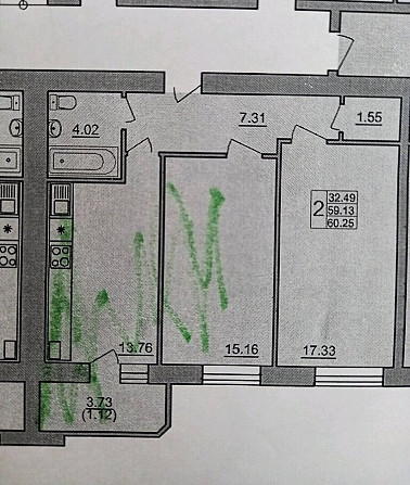 Продаж 2к квартири, вул.В.Великого / Аляска / Тернопіль Тернопіль - фото 3