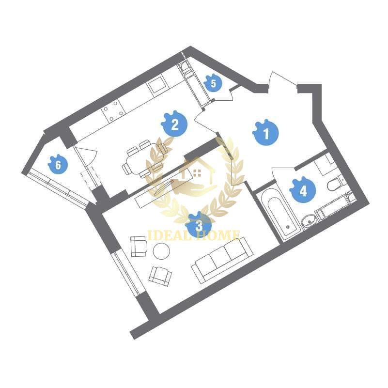 Продаж Квартира 1-кімнатна, 12/25 поверх на Новополевая ул. Київ - фото 6