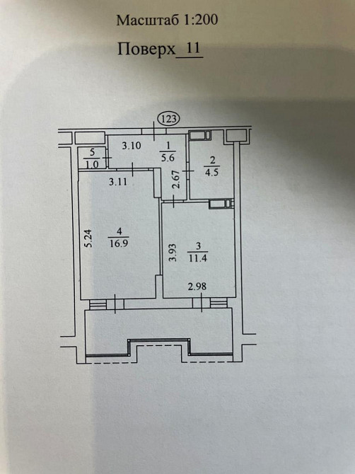 Продаж Квартира 1-кімнатна, 11/16 поверх на Кустанайська вул., д. 13 Київ - фото 2