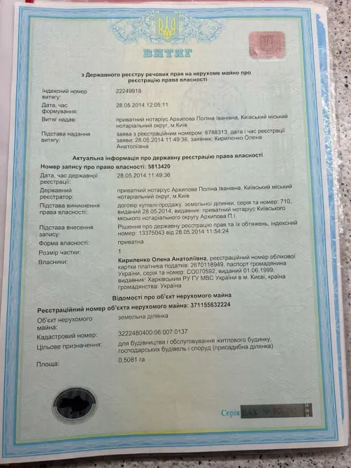 Продажа земельного участка Для строительства частного жилого дома площадь 50.8 сот Солов'їна Билогородка - изображение 6