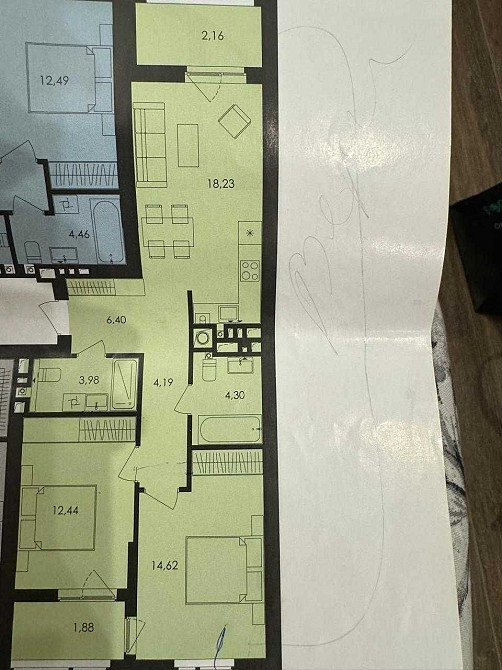 Продаж Квартира 2-кімнатна, 3/16 поверх на вул. Кульпарківська Львів - фото 7