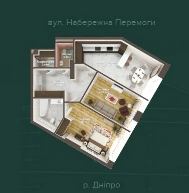 Продаж 3к Квартира 91.4 кв.м  Дніпро - фото 18