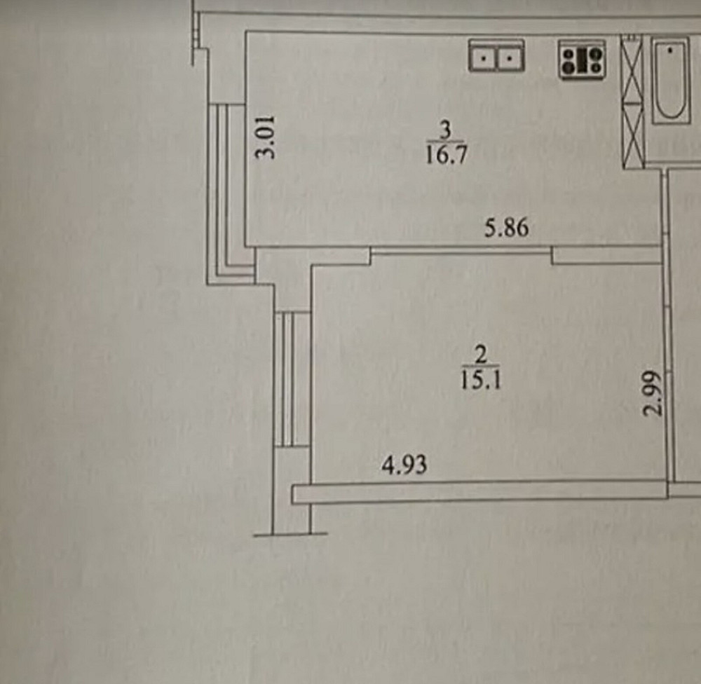 Продаж Квартира 1-кімнатна, 9/26 поверх на Соломянська вул., 20 В Київ - фото 13