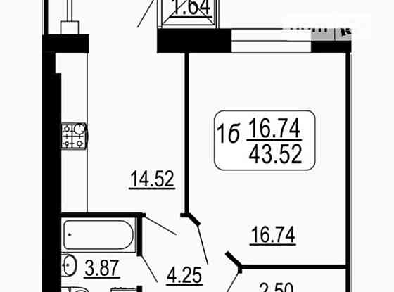 Продаж Квартира 1-кімнатна, 8/10 поверх на Немирівське Шосе Вінниця