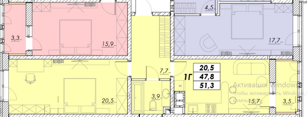 Продам квартиру 51,3 кв.м ЖК Прохоровский квартал Одесса - изображение 5