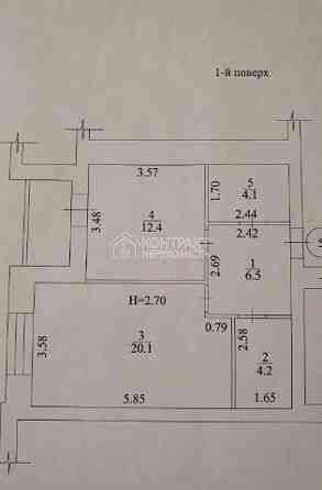 Продаж Квартира 1-кімнатна, 1/16 поверх на вул. Домобудівельна Харьков