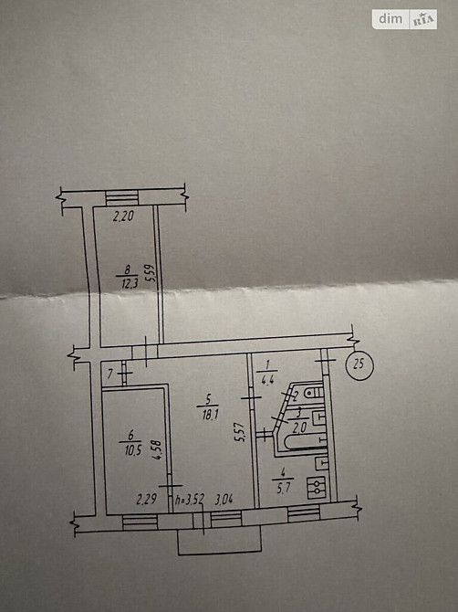 Продаж Квартира 3-кімнатна, 2/5 поверх на Замостянська Вінниця - фото 9