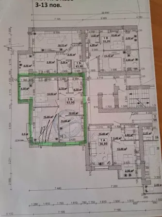 Продаж Квартира 2-кімнатна, 3/13 поверх на вул. Княгинин Івано-Франківськ