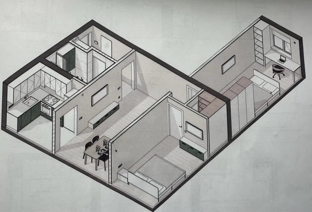 Продаж Квартира 3-кімнатна, 3/5 поверх на вул. Київська Житомир - фото 3