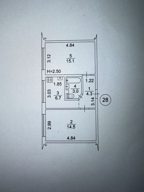 Продаж Квартира 2-кімнатна, 1/5 поверх на Солом'янська вул., д. 29 Kiev - photo 10