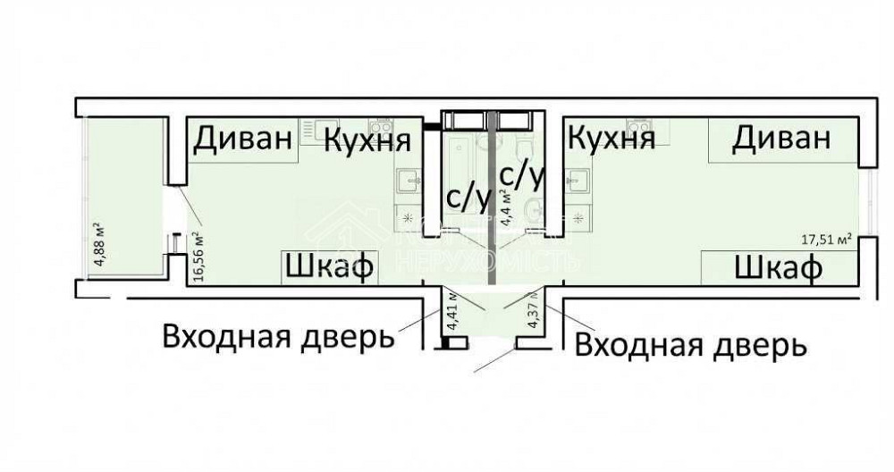 Продаж Квартира 1-кімнатна, 1/9 поверх на вул. Лева Ландау Харків - фото 13