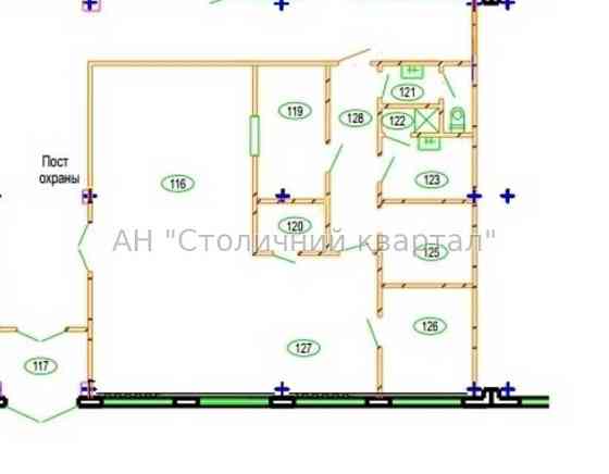 Оренда офісне приміщення на Бориспільська вул., 9 приміщень - 4, поверх - 1/4 Киев