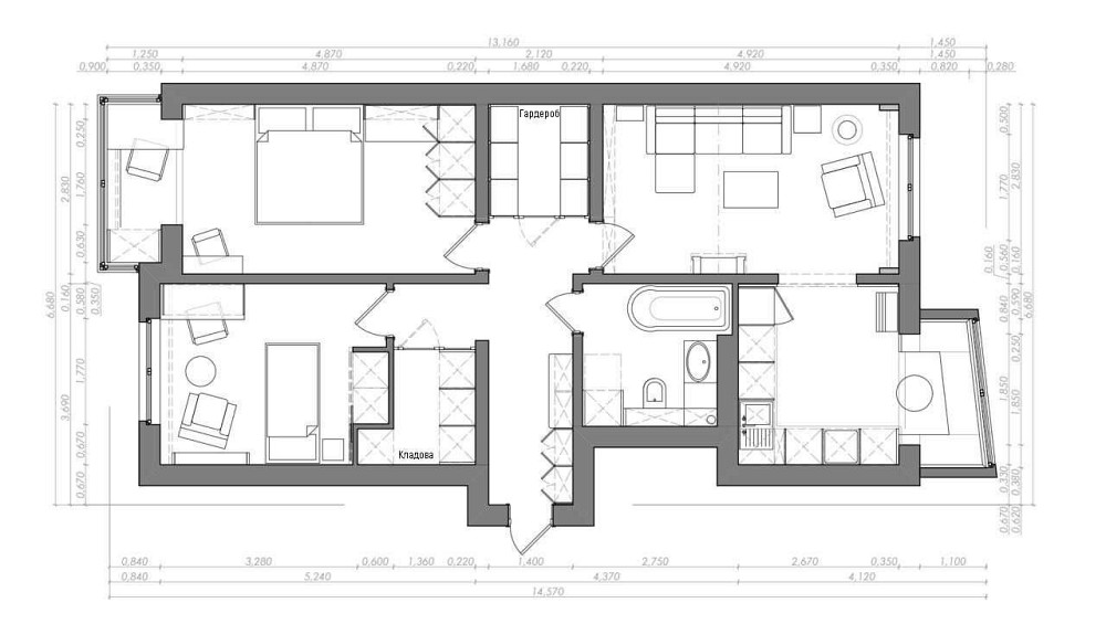 Продаж Квартира 3-кімнатна, 13/16 поверх на Володимира Івасюка вул., д. 43Б Київ - фото 19