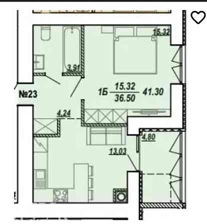 Продаж Квартира 1-кімнатна, 8/8 поверх на вул. Текстильна Тернопіль