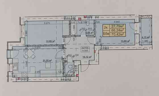 Продаж Квартира 2-кімнатна, 5/5 поверх на вул. Національної Гвардії Івано-Франківськ