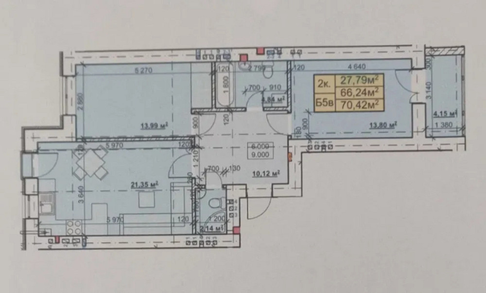 Продаж Квартира 2-кімнатна, 5/5 поверх на вул. Національної Гвардії Івано-Франківськ - фото 2