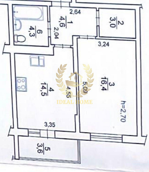 Продаж Квартира 1-кімнатна на Загоровская ул., 25 Киев - изображение 2