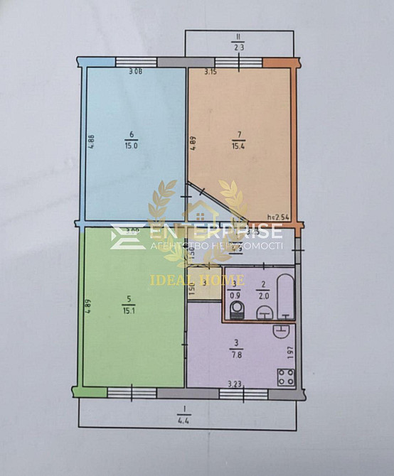 Продаж Квартира 3-кімнатна на Зодчих ул., 50А Київ - фото 8