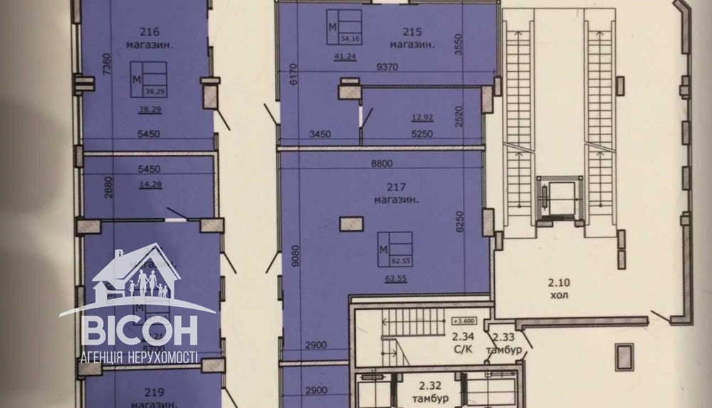 Продаж торгове приміщення на вул. Шептицького Митрополита поверх - 2/15 Тернополь - изображение 3
