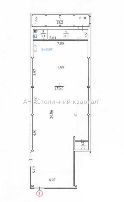 Оренда торгове приміщення на Героїв Дніпра вул., 43Д приміщень - 2, поверх - 1/2 Kiev - photo 2