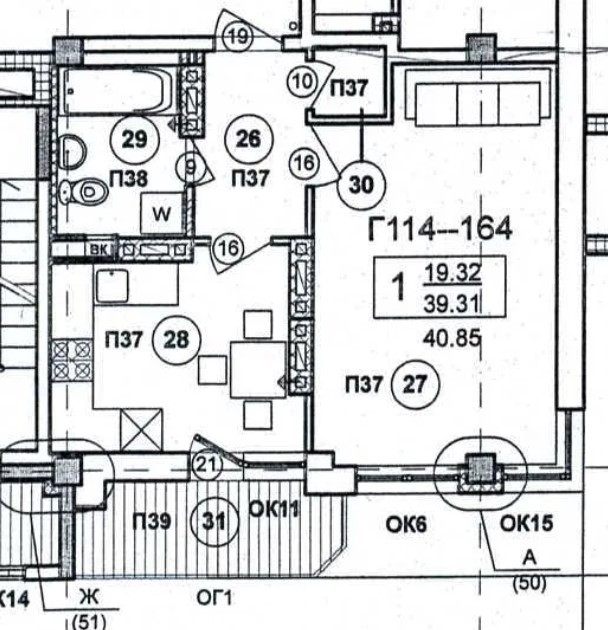 Продаж Квартира 1-кімнатна на ул. Солнечная, 4г Одеса - фото 19
