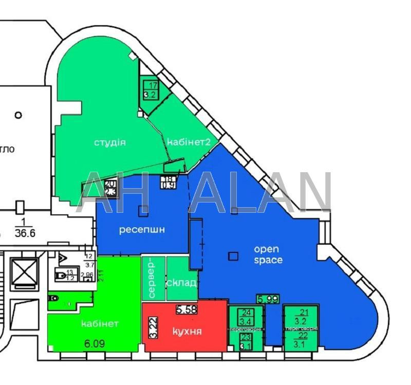 Оренда офісне приміщення на вул. Дегтярівська приміщень - 4, поверх - 4/10 Київ - фото 18