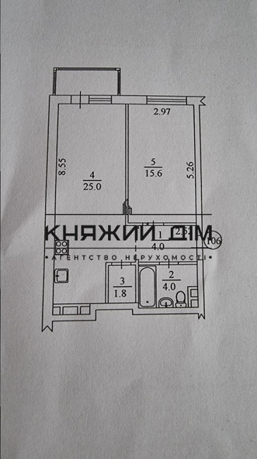 Большая 1к. квартира на Левобережной, Туманяна № 21140590 Київ - фото 5