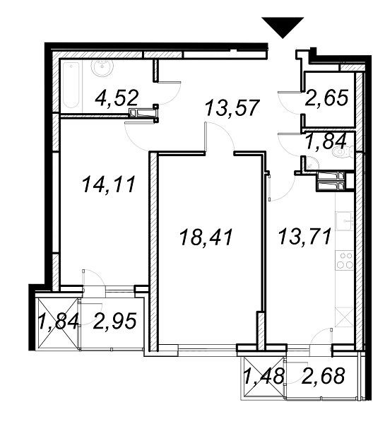 Продаж Квартира 2-кімнатна, 6/25 поверх на Ясинуватський вул., д. 10 Kiev - photo 5