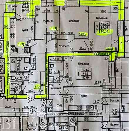 Продаж Квартира 3-кімнатна, 3/10 поверх на Тарнавського Генерала вул.провулок Тернополь