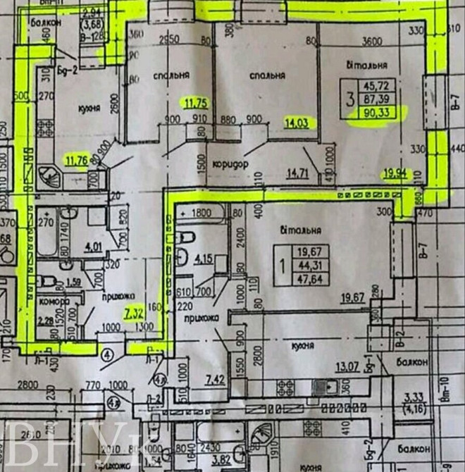 Продаж Квартира 3-кімнатна, 3/10 поверх на Тарнавського Генерала вул.провулок Тернополь - изображение 2