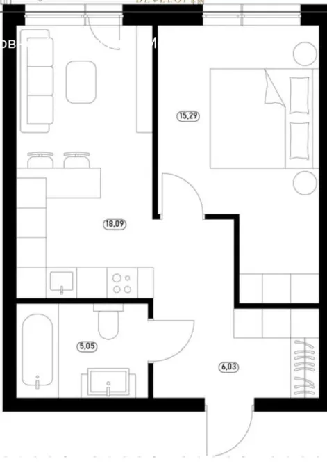 Продаж 1к Квартира 46 кв.м Другетів 96 Ужгород - фото 4