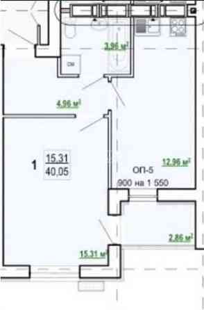Продаж Квартира 1-кімнатна, 7/9 поверх на вул. Борткевича Харків