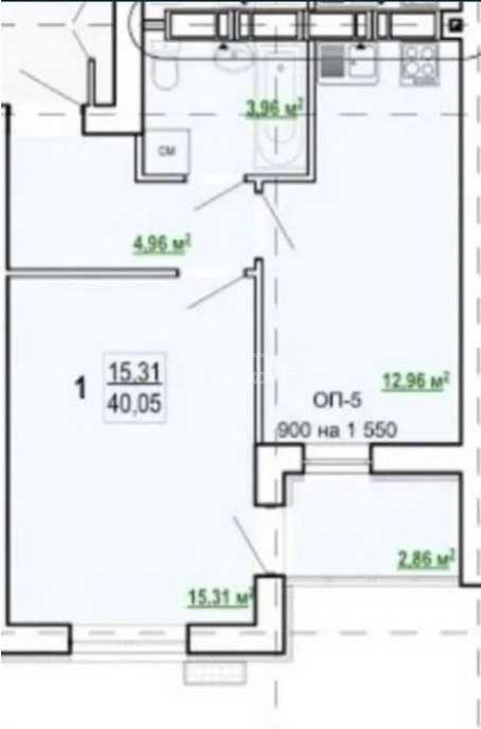 Продаж Квартира 1-кімнатна, 7/9 поверх на вул. Борткевича Харьков - изображение 4