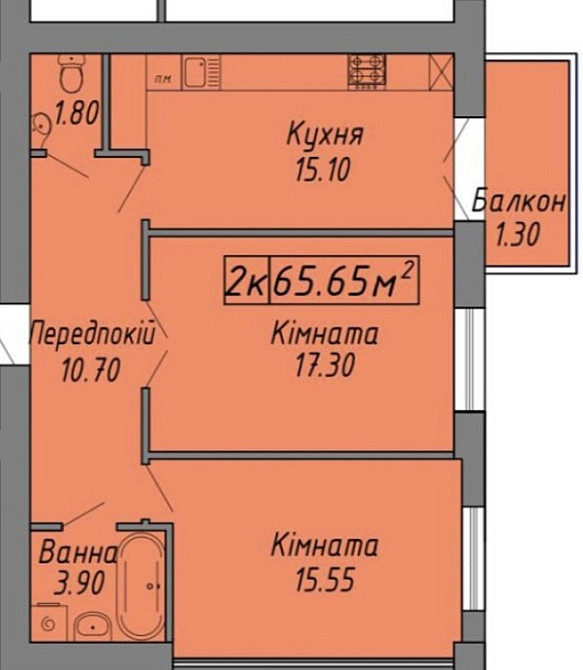 Продаж Квартира 2-кімнатна, 10/10 поверх на Бандери Ивано-Франковск - изображение 4