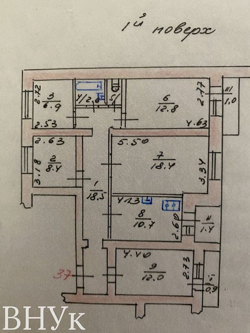 Продаж Квартира 5-кімнатна, 1/9 поверх на вул. Шептицького Митрополита Тернополь - изображение 2