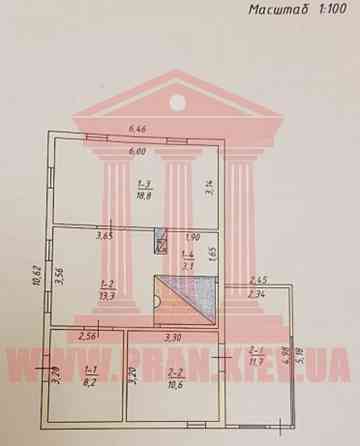 Продаж 1-поверховий Будинок з ділянкою 25 сот 75 кв.м   Проців