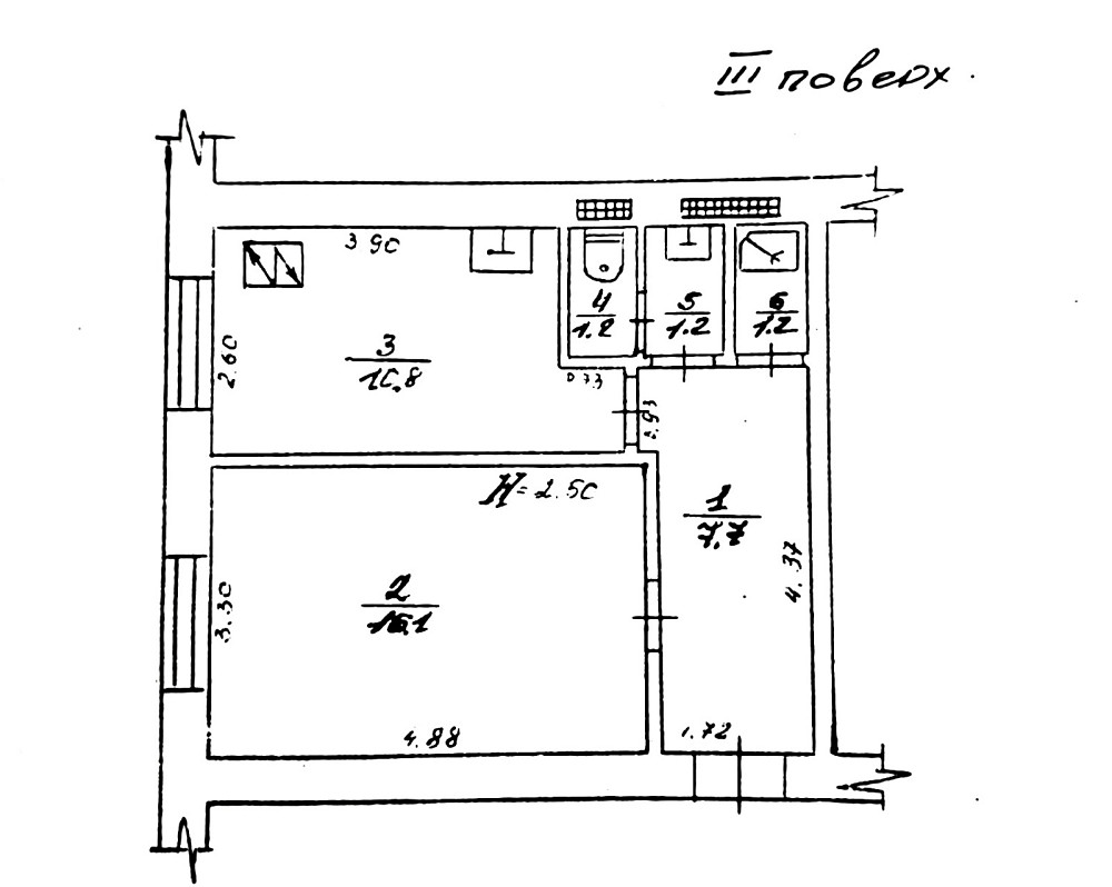 Оренда Квартира 1-кімнатна, 3/9 поверх на Бугаевская ул., 46/2 Одеса - фото 10