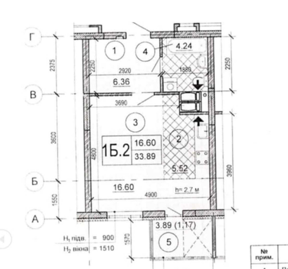 Продаж Квартира 1-кімнатна, 23/25 поверх на Васильківська вул., д. 37 Kiev - photo 17