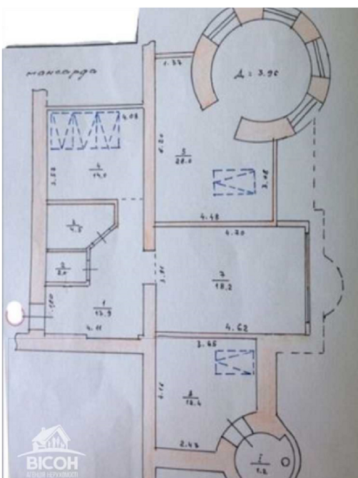 Продаж 3 кімнатної квартири, 94 м.кв., р-н Східний Тернопіль - фото 1